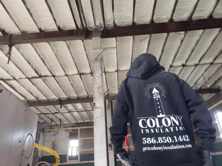 spray foam insulation installation